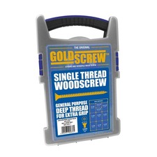 Goldscrew  PZ Double-Countersunk Woodscrews Trade Case Grab Pack 1000 Piece