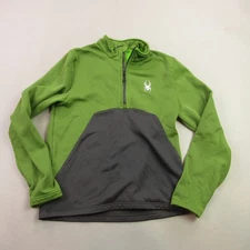 Spyder Sweater Mens Small 1/4 Zip Long Sleeve Outdoors Lightweight Casual