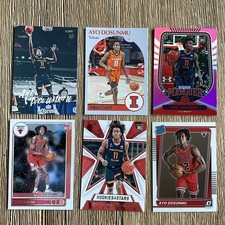Ayo Dosunmu 6-Card Rookie Lot - Fighting Illini (Illinois) & Chicago Bulls