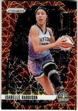 2024 Panini Prizm WNBA #6 Isabelle Harrison Orange Velocity Prizms