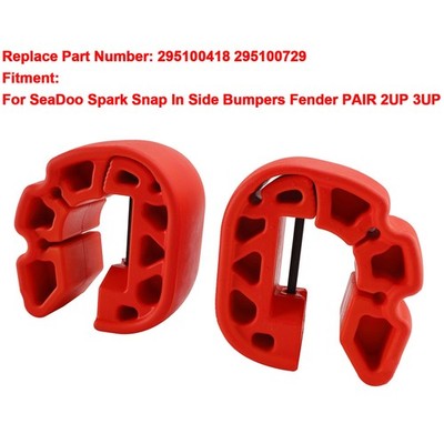 Anti Crash Buffer Snap-In Fenders Bumper 295100418 Red For Sea-Doo Gtx Gti Gtr U