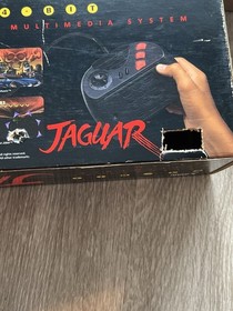 Atari Jaguar System Console Bundle Cybermorph Cartridge Original Box Inserts