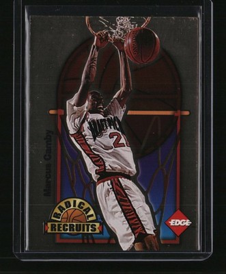 1996 Collector's Edge Rookie Rage #4 Marcus Camby Radical Recruits Gold #/1000