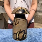 14.7LB Natural Septarian Dragon quartz Crystal mushroom Mineral Specimen Healing — photo 7