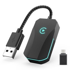 Wireless CarPlay Adapter, 2025 Upgraded Dual-Band (2.4GHz/5GHz) WiFi, Convert...