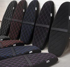 Simson S50 S51 S70 Tuning Sitzbank gesteppt Diamant-Style schwarz, farbige Nähte