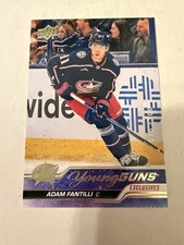 2023/24 Upper Deck Extended Series Adam Fantilli Young Guns Exclusives 10/100