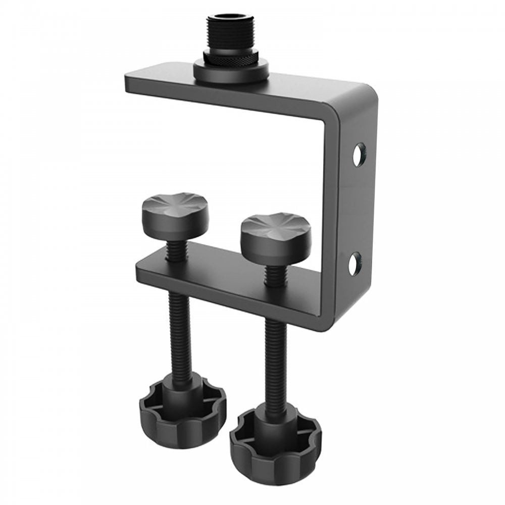 Microphone Stand Clamp with a 5/8"" Thread for Boom Arms and Goosenecks