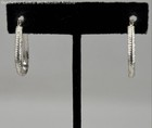 925 Sterling Silver Jewelry w/Hoop Earrings, Floral Ring 3.44g — photo 3
