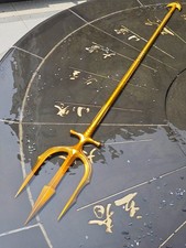 In Stock HCMY Trident Aquaman 1:1 Steel Alloy 210cm Replica Display Props Gifts