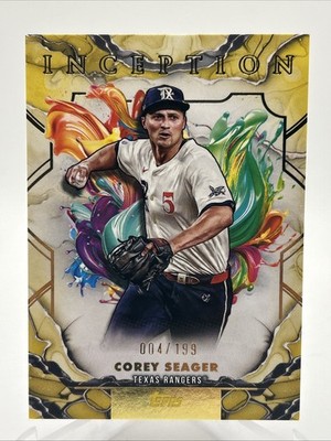 2025 Topps Inception Corey Seager Texas Rangers #18 Serial Numbered /199