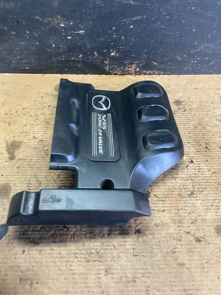 Cubierta superior protectora del motor Mazda Tribute DOHC 24 VÁLVULAS 2000 A 2003 S5927 OEM GD Foto 3 de 4