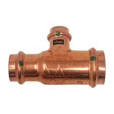 VIEGA 77417 Viega ProPress tee, 1" x 3/4" x 1/2" New Loose