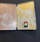Pokemon Lets Go Pikachu! Nintendo Steelbook Case With Game