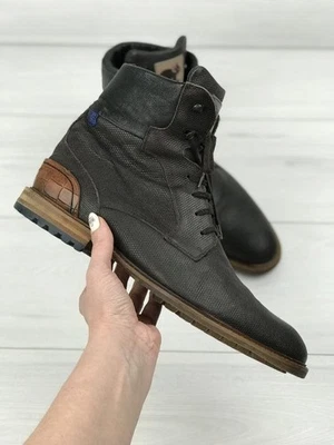 Men Floris van Bommel Boots Brown Leather 43 - Bild 1 von 4