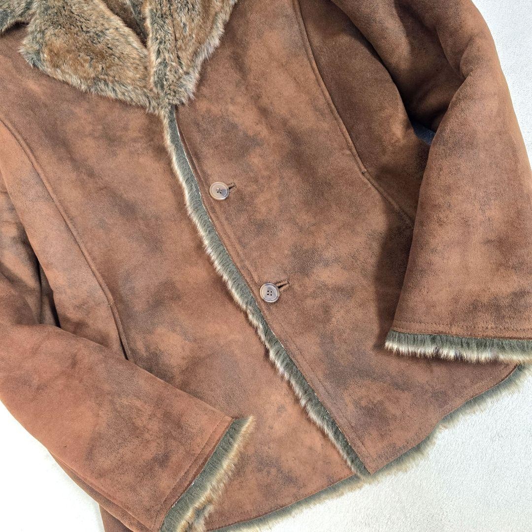 Excellent Condition Evolution Mouton Jacket Fur J… - image 5