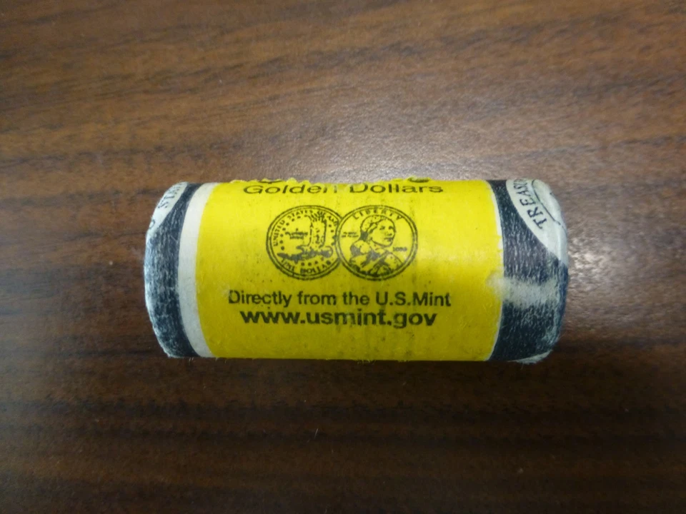 2000 P Sacagawea $1 Golden Dollar - U.S. Mint Wrapped Roll - 25 Coins - Image 2 of 4