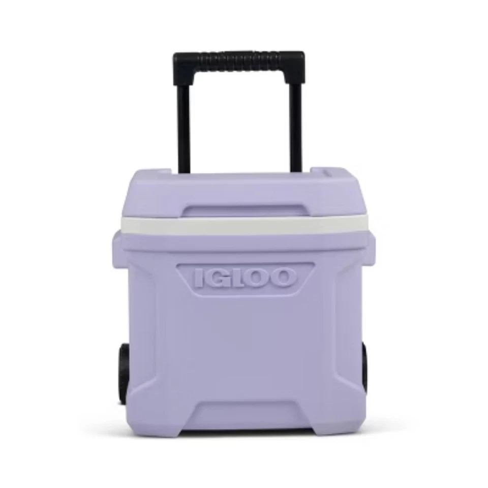 Igloo Profile 16 qt refrigerador rolante lilás, rodas e cabo retrátil - Imagem 2 de 4