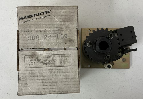 WARNER ELECTRIC 306-26-157 ELECTRIC BRAKING CLUTCH ASSEMBLY, FREE SHIPPING