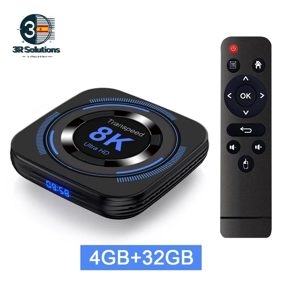 TV Box Android 12 H618 Allwinner 4K 64GB Dual Wifi BT HDMI - Imagen 2 de 4