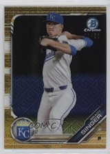 2019 Bowman Mega Box Gold Mojo Refractor 11/50 Brady Singer #BCP-110 13iq