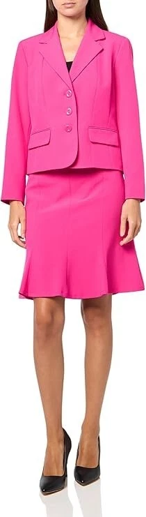 Le Suit Pink Petites Suits & Suit Separates for Women for sale | eBay Le Suit Petite 2-Piece Skirt Top Jacket Suit Fuchsia Pink Size 8P Petite main image 0