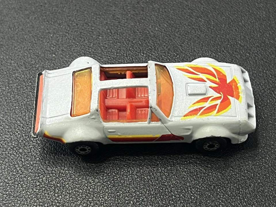 Matchbox Superfast Silver Pontiac 1979 techo en T Firebird transmisión automática raro Foto 4 de 4