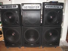 Peavey Tour Series 450 Bass Guitar Amplifier Amp Head with speakers 15 & 18"