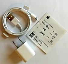 New Apple 5W USB Power Adapter + Lightning cable +Fast Shipping