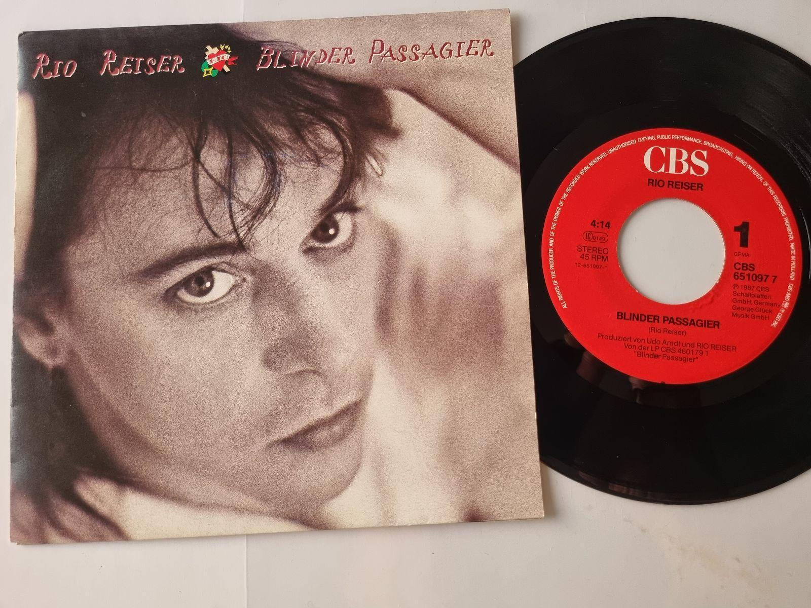 7"" Single Rio Reiser - Blinder Passagier Vinyl Holland