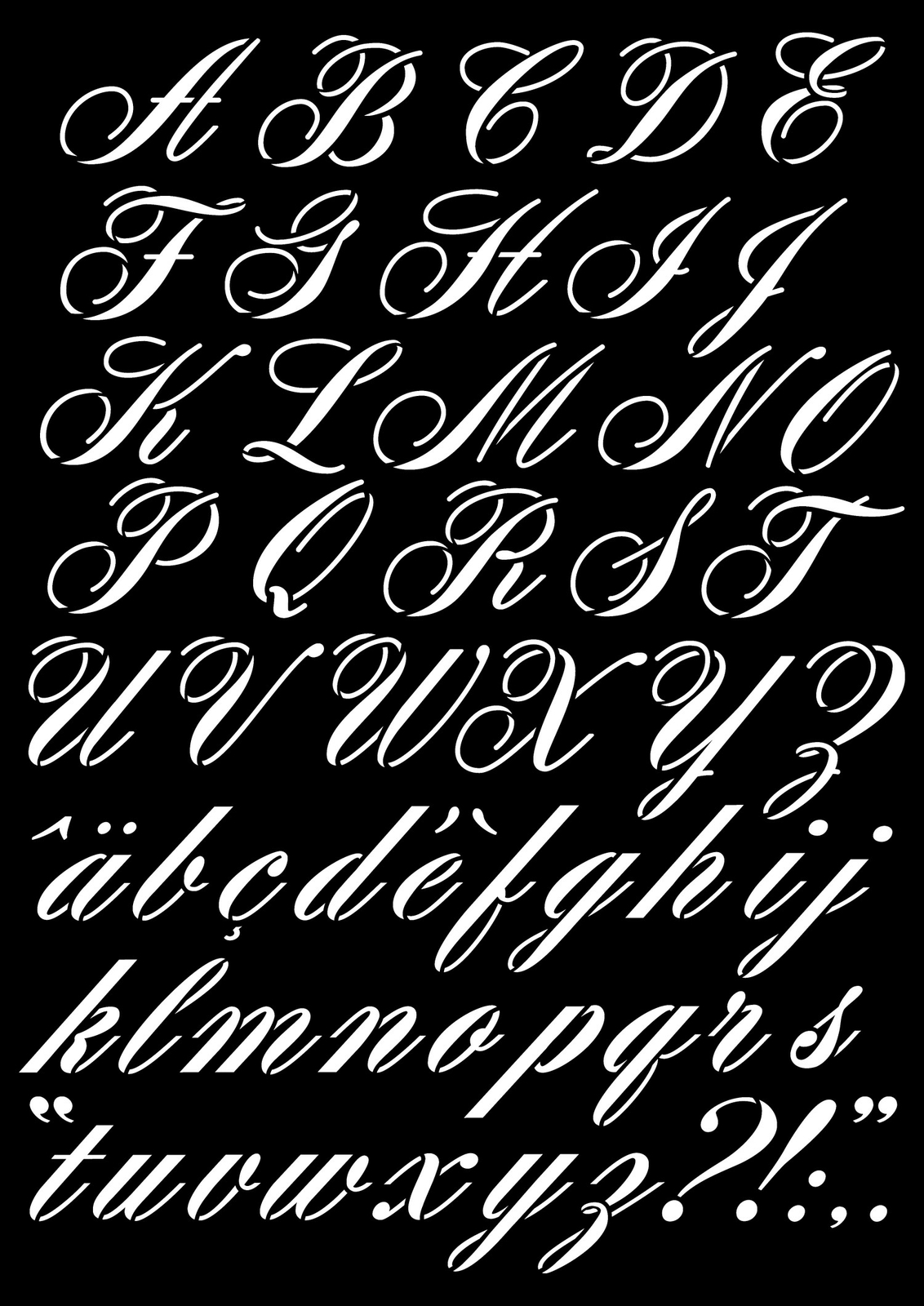 stencil-a3-alphabet-ebay