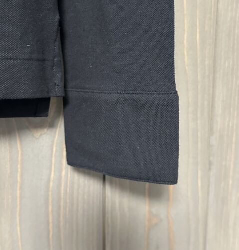 NEW Figs Pro Technical Pique Scrub Long Sleeve Polo Shirt Women XSmall Black NWT - Picture 3 of 7
