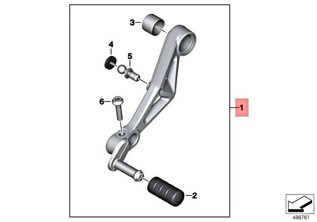 NEU BMW K80 K81 K82 0B18 0B28 SCHALTHEBEL EINSTELLBAR 23418373977 
