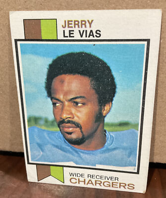 JERRY LeVIAS 1973 TOPPS FOOTBALL CARD #522 - SAN DIEGO CHARGERS