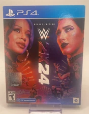 WWE 2K24 Deluxe Edition - Sony PlayStation 4 PS4 with slipcover