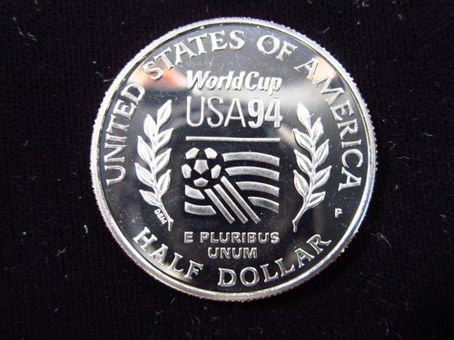 USA $1/2 Dollar 1994 S Proof BU World Cup USA94 Soccer Football America Coin - Picture 5 of 5