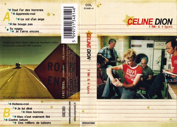 Céline Dion – 1 Fille & 4 Types, Original Cassette, Europe Version - Image 2 of 4