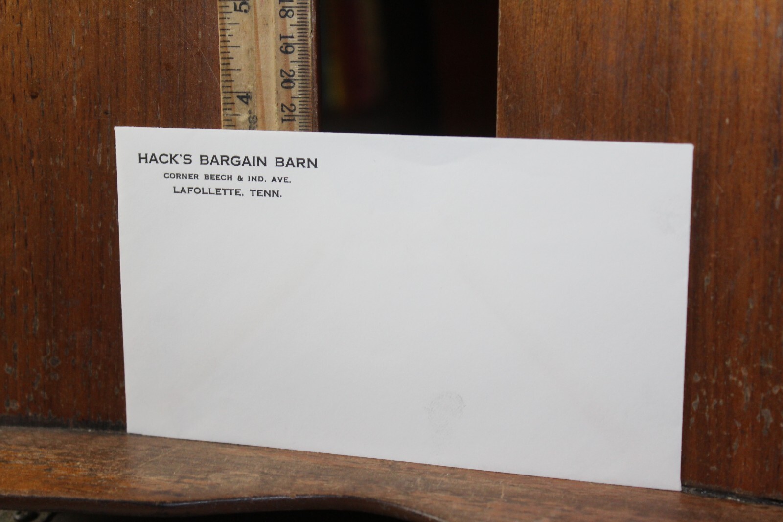 Vintage Envelope LaFollette Tennessee Hack's Bargain Barn eBay