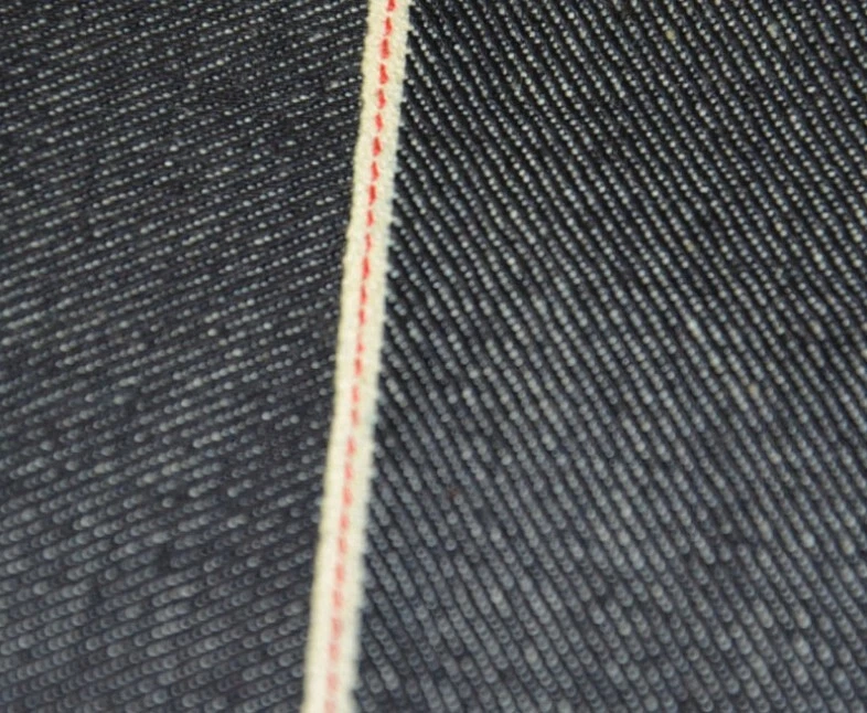 14,5 унций левой руки саржи Selvedge джинсовой ткани Selvage Slub джинсовой ткани - Изображение 4 из 4