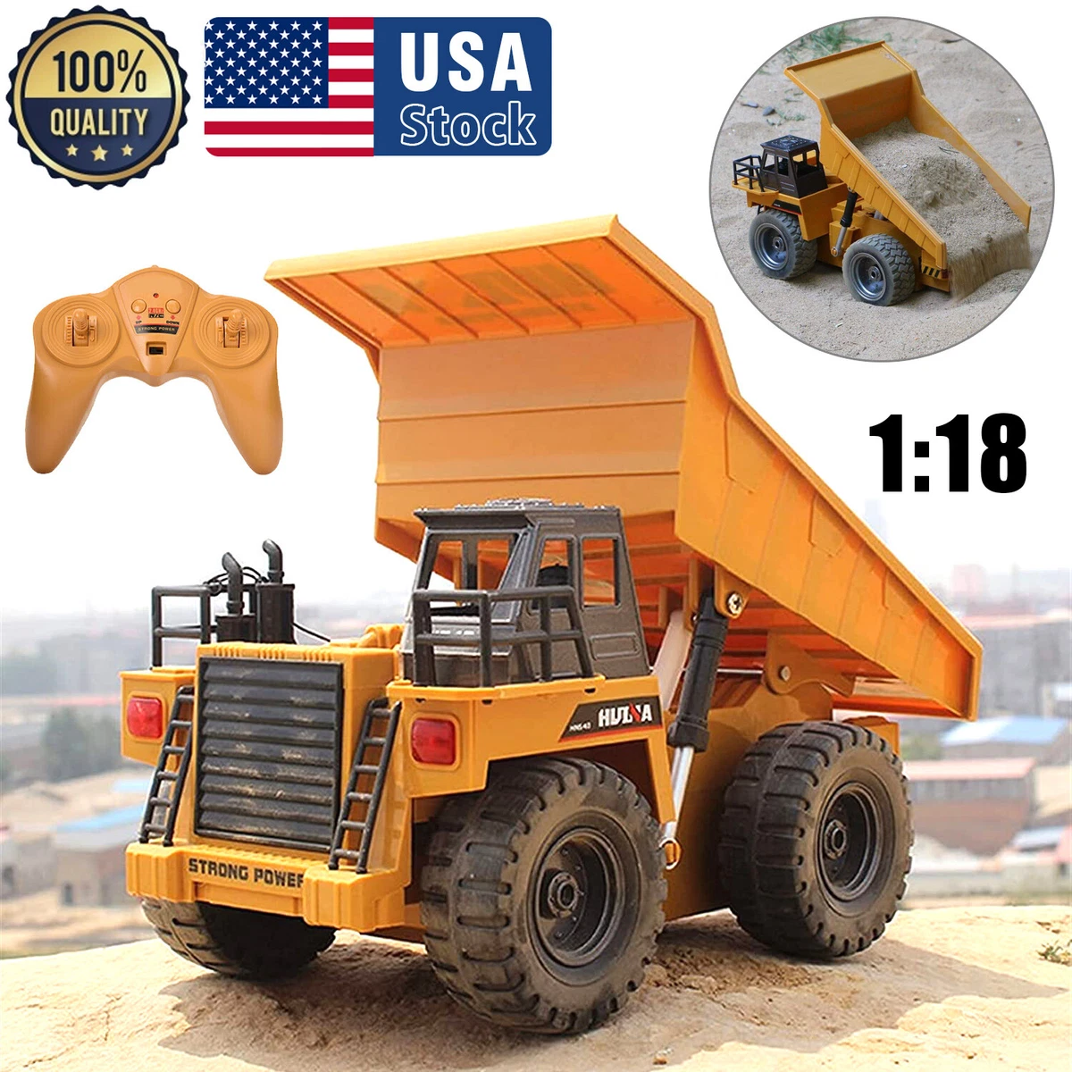 Huina 1540 dump clearance truck