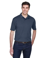 Harriton M354 Men's 100% Polyester Moisture Wicking Micro-Pique Polo Shirt