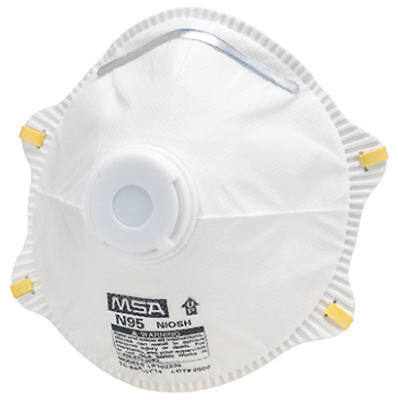 Respirador de polvo desechable con válvula de exhalación, máscara de tamaño único, clase de filtro N95 - Imagen 1 de 2