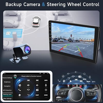 Eonon Autoradio da 9 pollici per Volkswagen, Seat, Skoda, Polo, Golf V/VI, Android 13, 8 GB + 128 GB, 4G, CarPlay, Android Auto, WiFi, GPS, Bluetooth, DSP, EQ, MirrorLink, telecamera di retromarcia