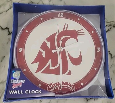Cougars Sports Clock 12  2007 Wincraft Sports Cap Clock , Man Cave. MLB