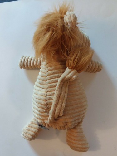 Lindo peluche de peluche Jellycat Lion Cordy Roy de 15" dorado suave amarillo tostado - Imagen 3 de 7