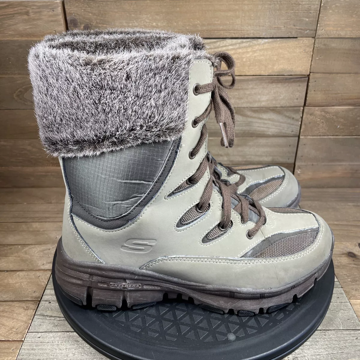 Grafiek bouwen Gevoel van schuld Skechers Bravos Cabin Finder Cushioned Furline Winter Boots Women&#039;s 8  | eBay