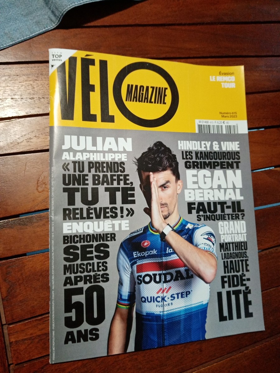 VELO MAGAZINE mars 2023-spécial julian alaphilippe -revue vélo