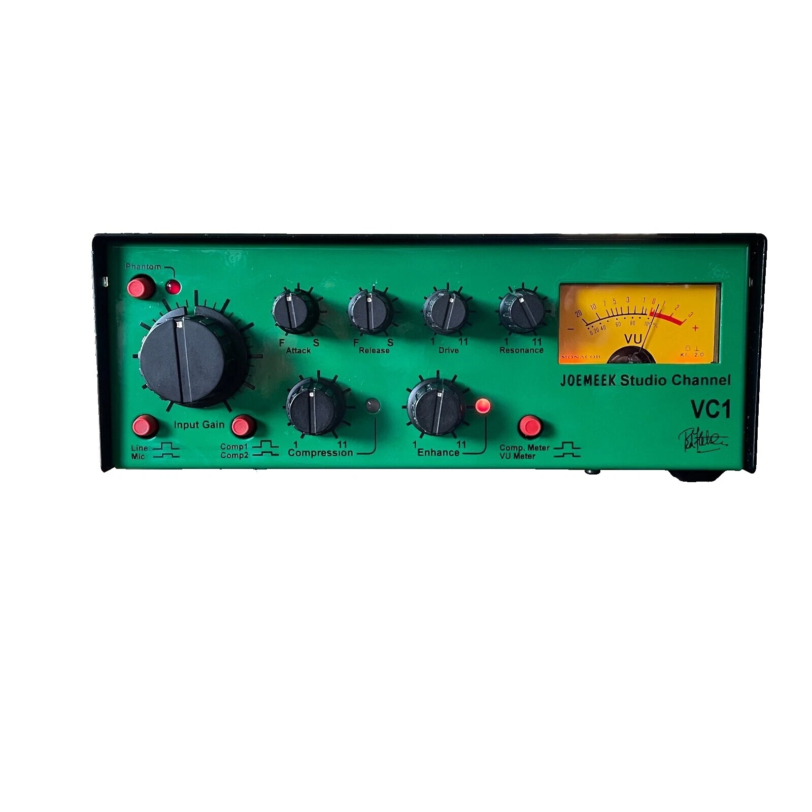 Preamplificadores de audio profesional Joemeek y bandas de canal 2