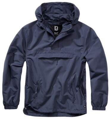 BRANDIT Mens Windbreaker Windbreaker Lightweight Over Sizes Navy Wind Jacket