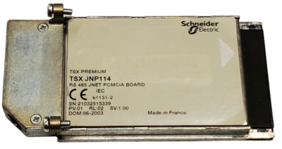 Schneider TSX JNP114 RS 485 JNET PCMCIA Board Premium 